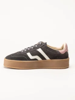 Gant Footwear - Cuzmani - Grå retro platåsneakers i mocka