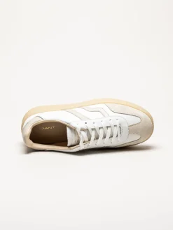Gant Footwear - Cuzmani - Vita sneakers i skinn