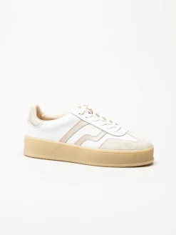 Gant Footwear - Cuzmani - Vita sneakers i skinn