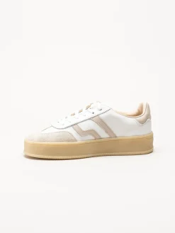 Gant Footwear - Cuzmani - Vita sneakers i skinn
