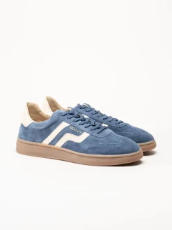 Gant Footwear - Cuzmo - Blå sneakers i mocka