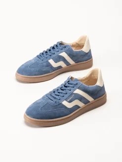 Gant Footwear - Cuzmo - Blå sneakers i mocka