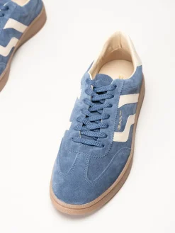 Gant Footwear - Cuzmo - Blå sneakers i mocka