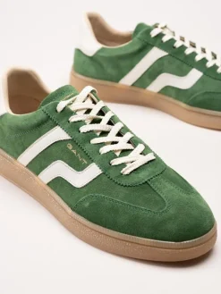 Gant Footwear - Cuzmo Sneaker - Gröna sneakers i mocka