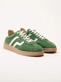 Gant Footwear - Cuzmo Sneaker - Gröna sneakers i mocka