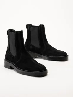Gant Footwear - Fallwi - Svarta chelsea boots i mocka
