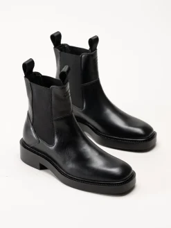 Gant Footwear - Fallwi - Svarta chelsea boots i skinn