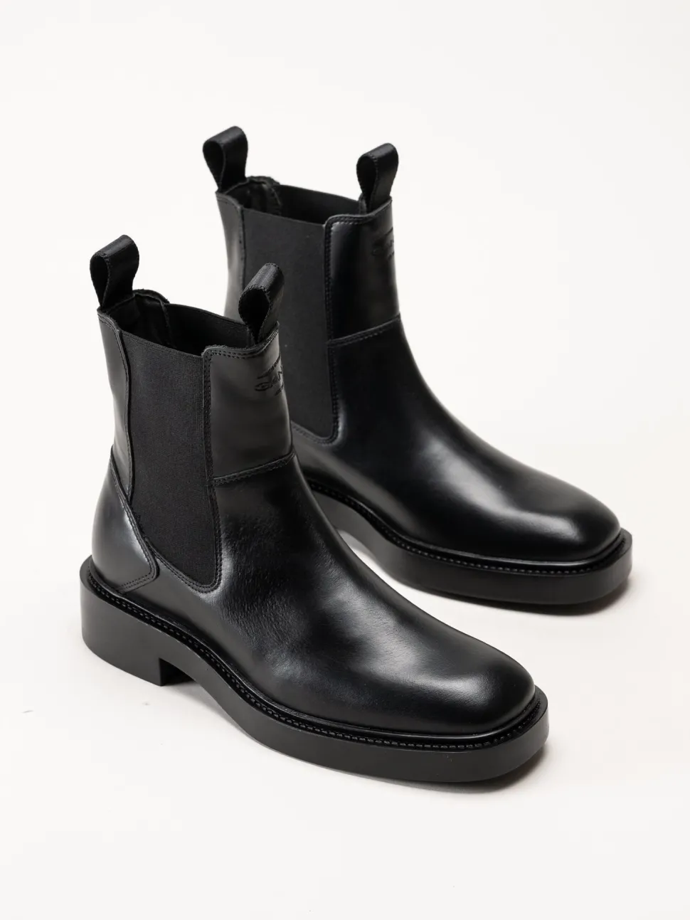 Gant Footwear - Fallwi - Svarta chelsea boots i skinn