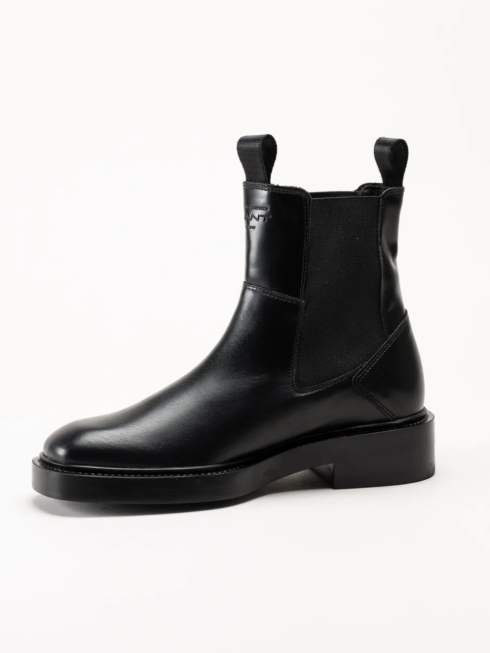 Gant Footwear - Fallwi - Svarta chelsea boots i skinn