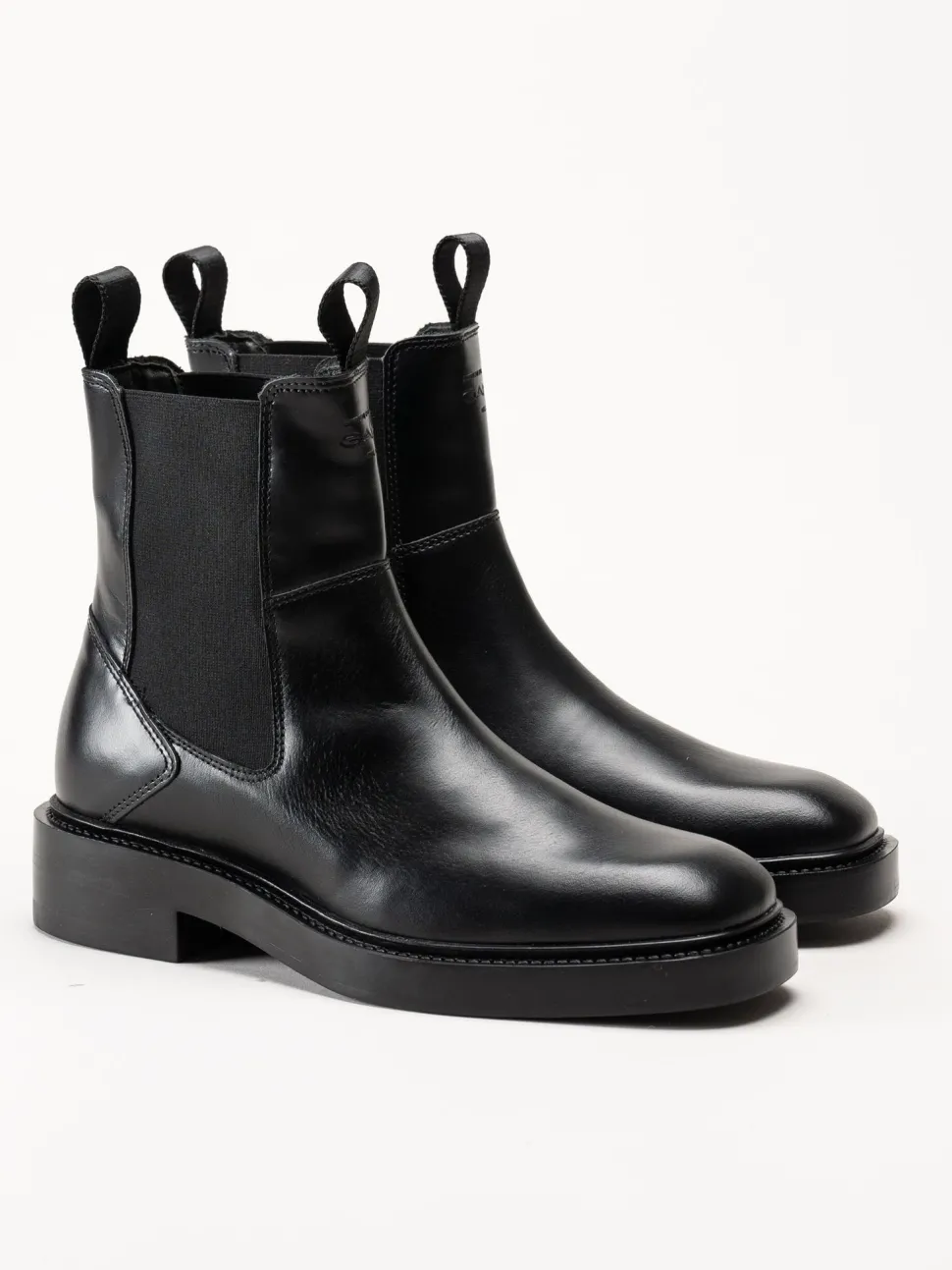 Gant Footwear - Fallwi - Svarta chelsea boots i skinn