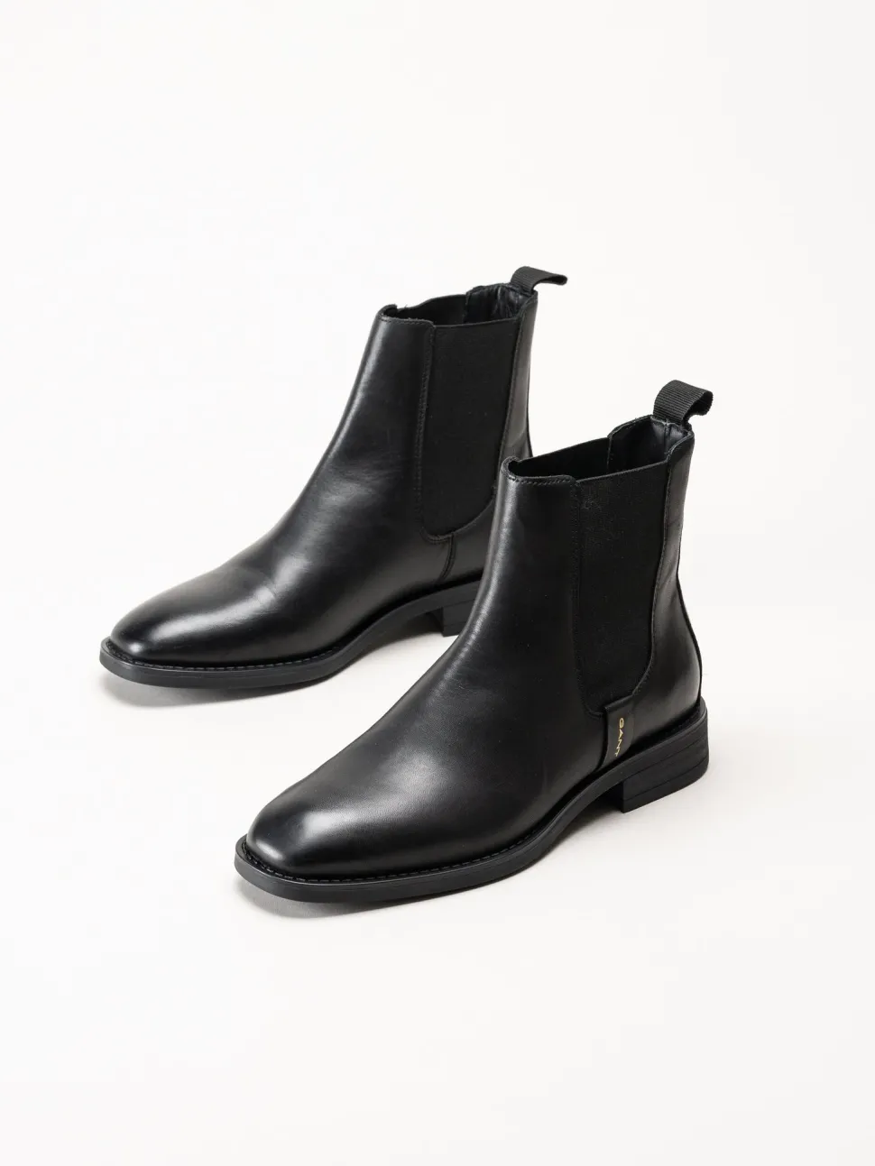 Gant Footwear - Fayy - Svarta chelsea boots i skinn
