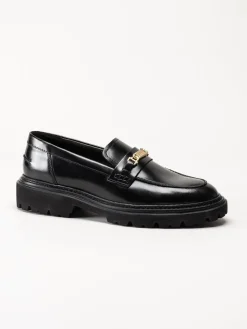 Gant Footwear - Ivyhill Low Lace Shoe - Svarta loafers i skinn