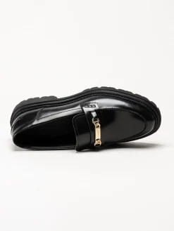 Gant Footwear - Ivyhill Low Lace Shoe - Svarta loafers i skinn