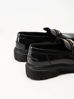 Gant Footwear - Ivyhill Low Lace Shoe - Svarta loafers i skinn