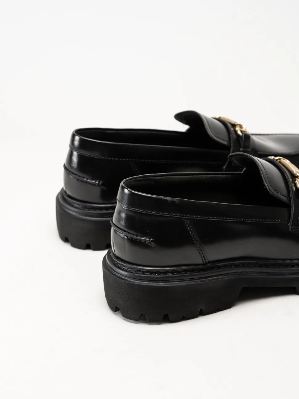 Gant Footwear - Ivyhill Low Lace Shoe - Svarta loafers i skinn