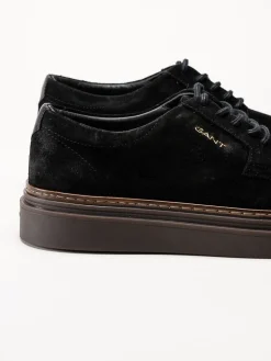 Gant Footwear - Kinzoon low lace - Svarta mockaskor med snörning