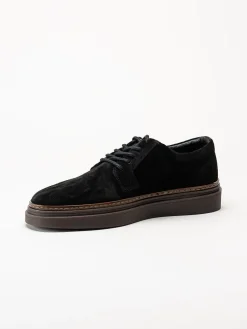 Gant Footwear - Kinzoon low lace - Svarta mockaskor med snörning