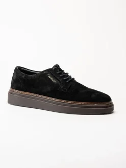Gant Footwear - Kinzoon low lace - Svarta mockaskor med snörning