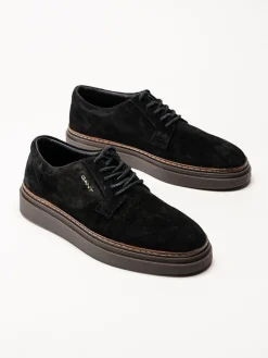 Gant Footwear - Kinzoon low lace - Svarta mockaskor med snörning