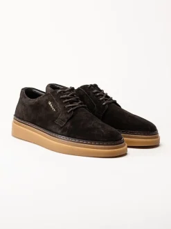 Gant Footwear - Kinzoon low lace - Bruna snörskor i mocka