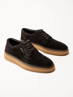 Gant Footwear - Kinzoon low lace - Bruna snörskor i mocka
