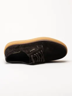 Gant Footwear - Kinzoon low lace - Bruna snörskor i mocka