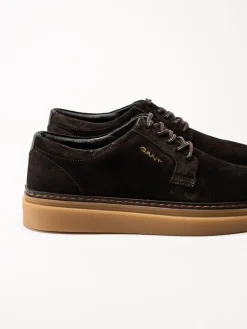 Gant Footwear - Kinzoon low lace - Bruna snörskor i mocka