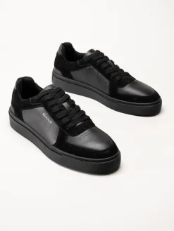 Gant Footwear - Mc Julien Sneaker - Svarta sneakers i skinn och mocka