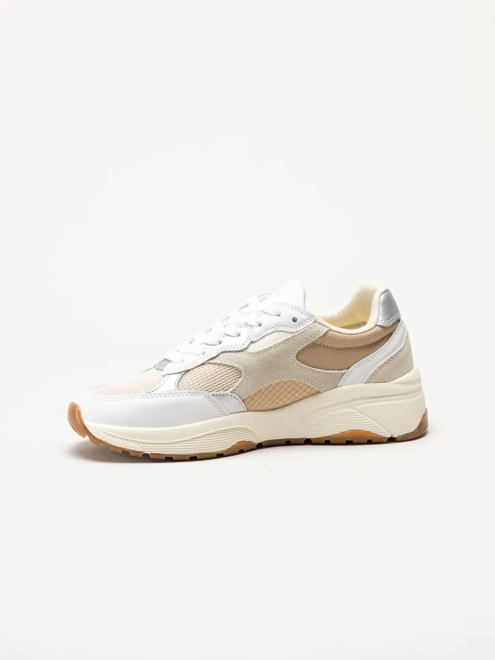 Gant Footwear - Newile - Beige sneakers i textil och skinn
