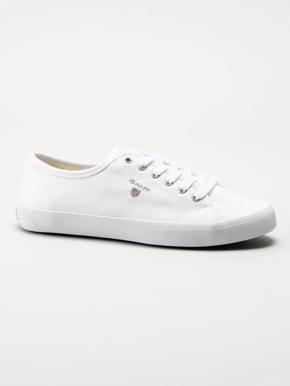 Gant Footwear - Pillox - Vita låga textilskor