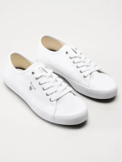 Gant Footwear - Pillox - Vita låga textilskor