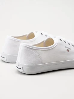 Gant Footwear - Pillox - Vita låga textilskor