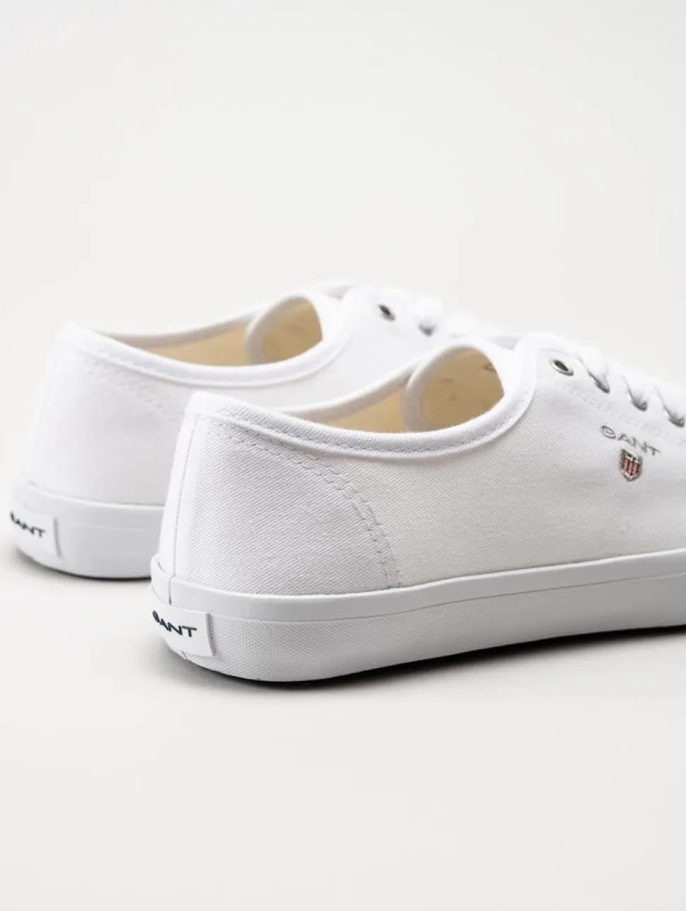 Gant Footwear - Pillox - Vita låga textilskor