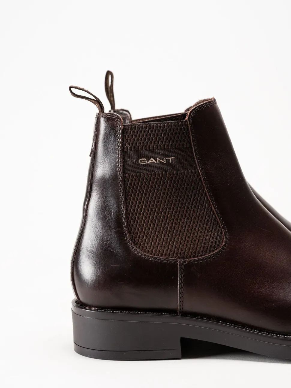 Gant Footwear - Prepdale - Mörkbruna Chelsea boots i skinn