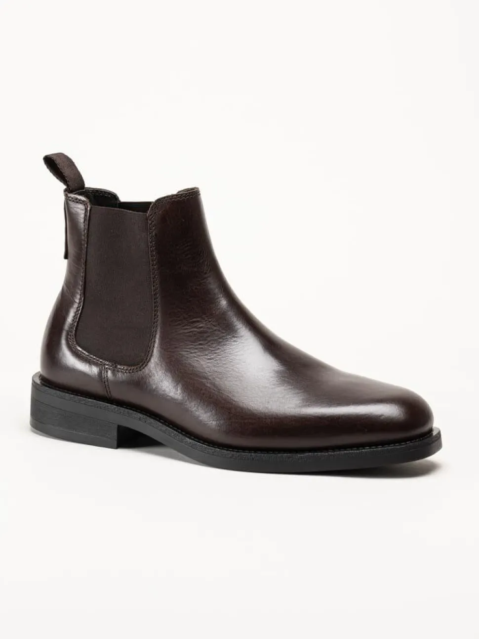 Gant Footwear - Rizmood - Mörkbruna chelsea boots i skinn