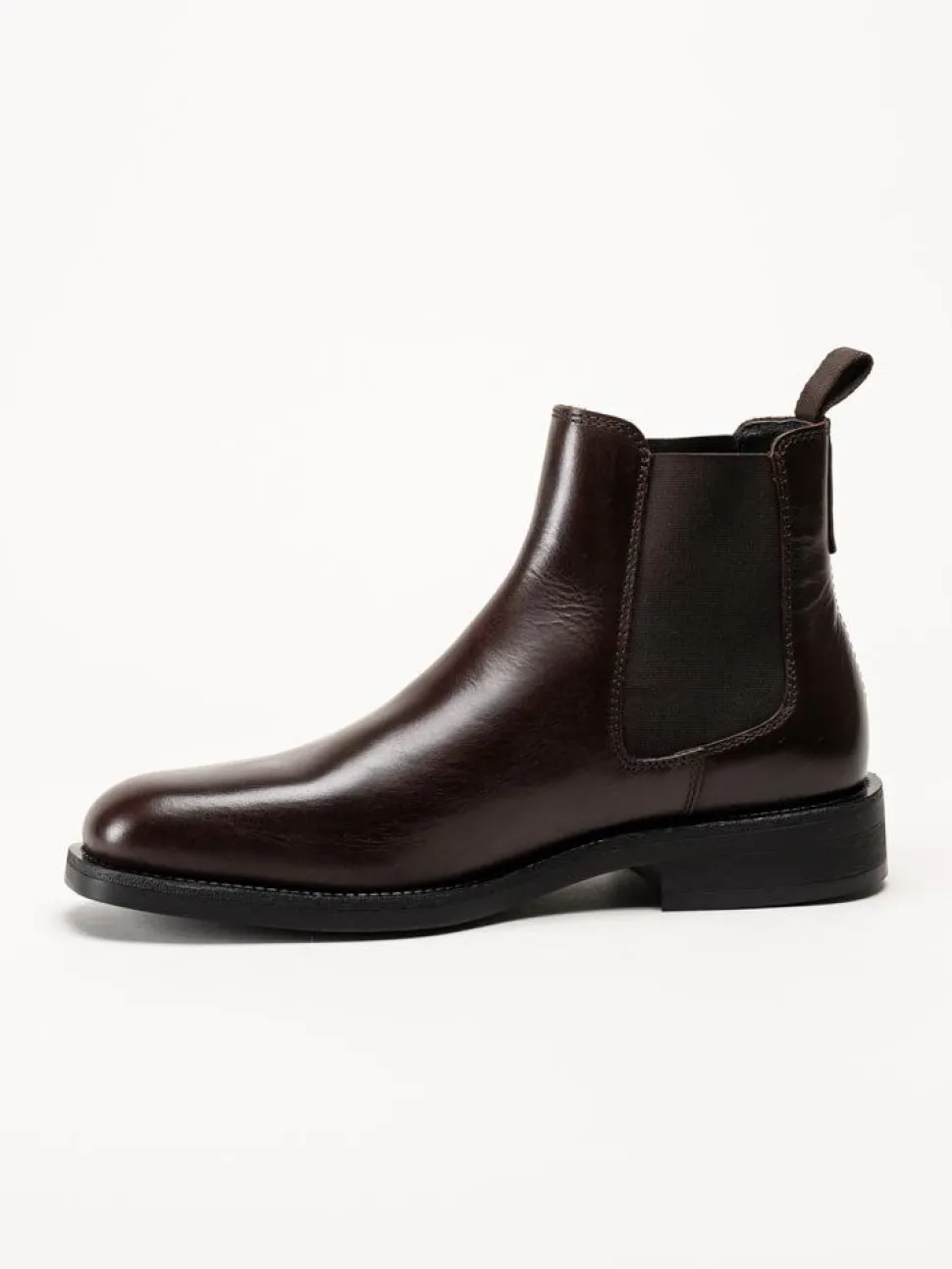 Gant Footwear - Rizmood - Mörkbruna chelsea boots i skinn