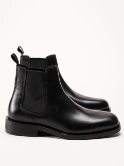 Gant Footwear - Rizmood - Svarta chelsea boots i skinn