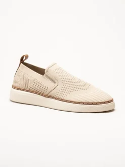 Gant Footwear - San Prep - Beige slip on textilskor