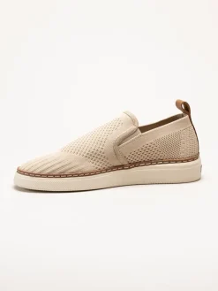 Gant Footwear - San Prep - Beige slip on textilskor