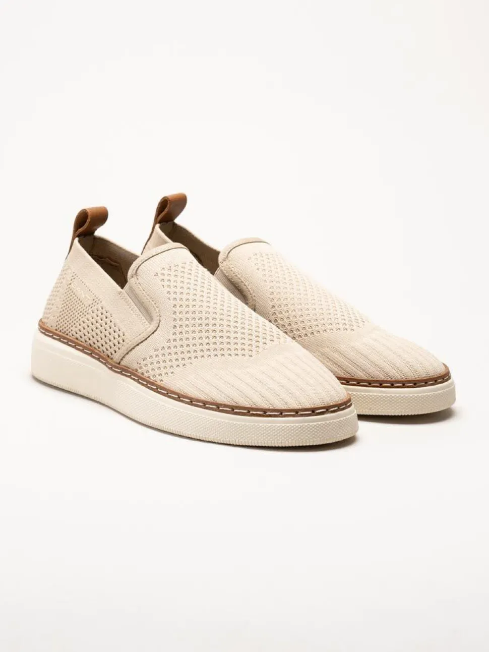 Gant Footwear - San Prep - Beige slip on textilskor