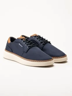 Gant Footwear - San Prep Lightweight Sneaker - Marinblå sneakers i textil