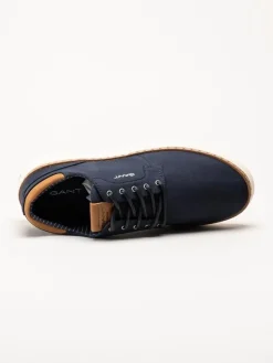 Gant Footwear - San Prep Lightweight Sneaker - Marinblå sneakers i textil