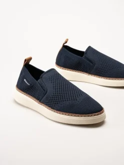 Gant Footwear - San Prep - Marinblå slip on textilskor