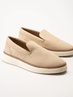 Gant Footwear - San Prep Sneaker - Beige slip on textilskor