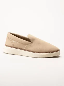 Gant Footwear - San Prep Sneaker - Beige slip on textilskor