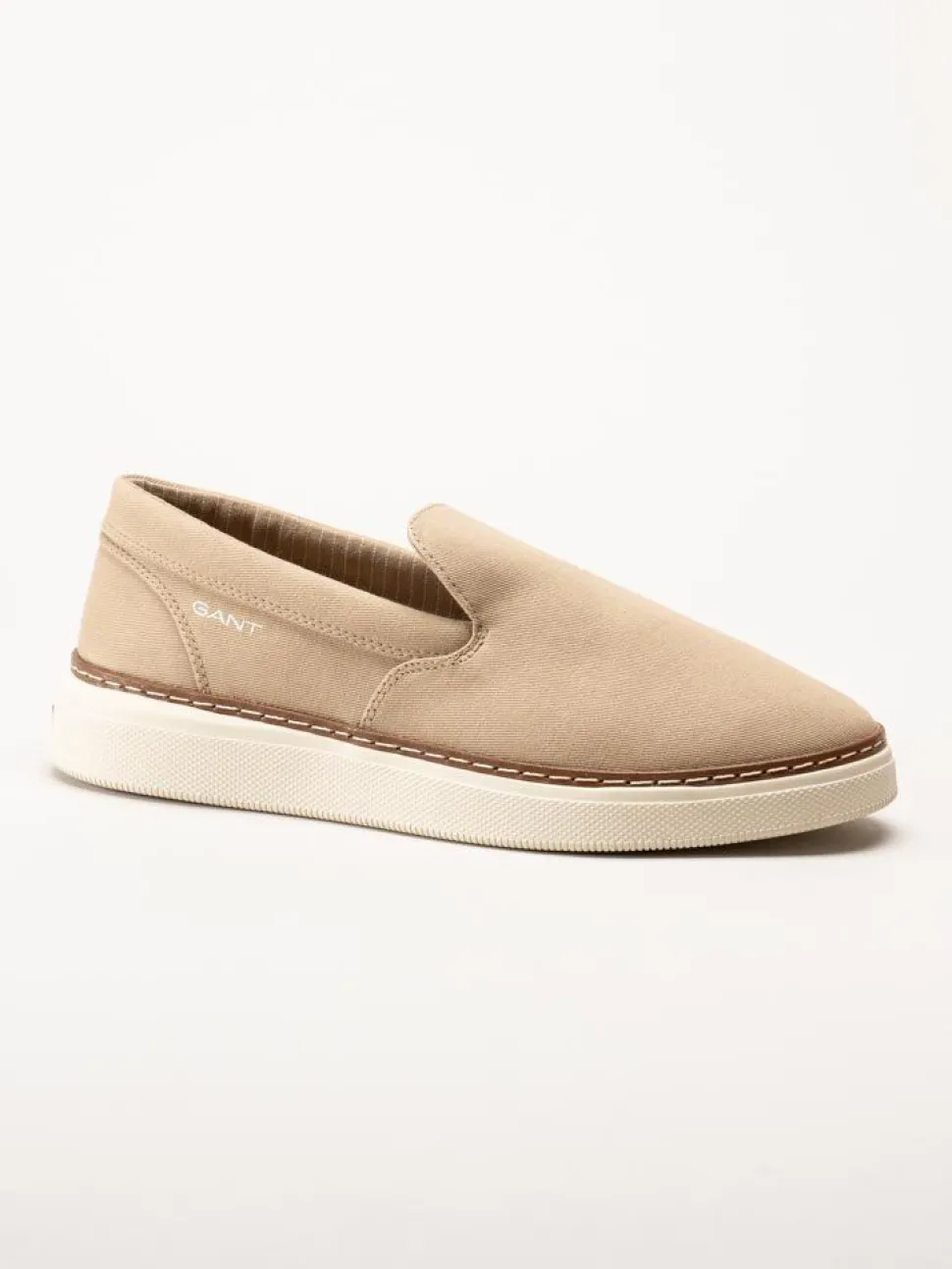 Gant Footwear - San Prep Sneaker - Beige slip on textilskor