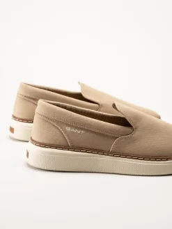 Gant Footwear - San Prep Sneaker - Beige slip on textilskor