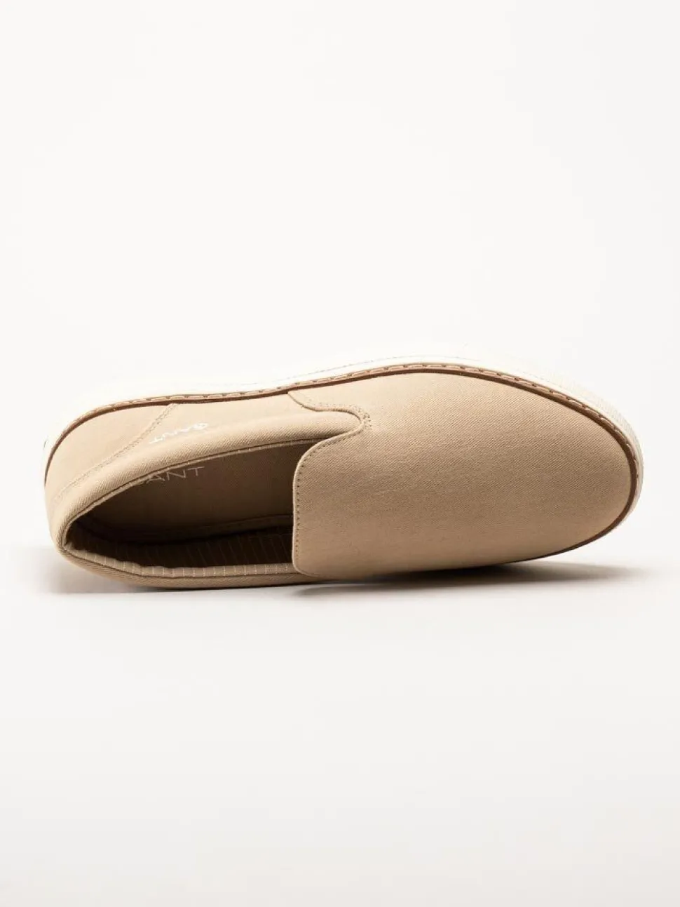 Gant Footwear - San Prep Sneaker - Beige slip on textilskor