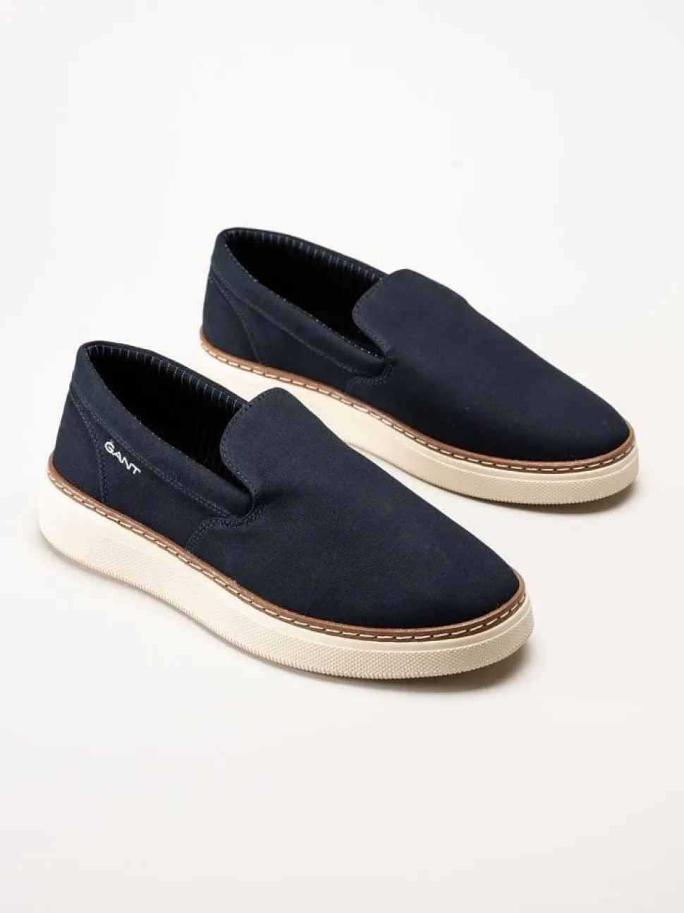 Gant Footwear - San Prep Sneaker - Marinblå slip on textilskor