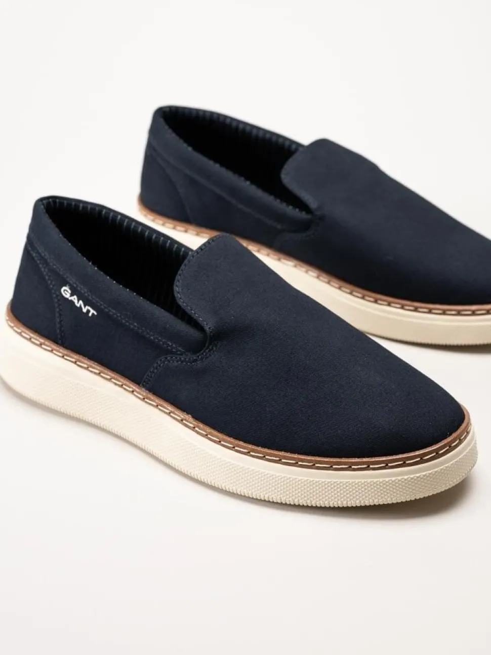 Gant Footwear - San Prep Sneaker - Marinblå slip on textilskor